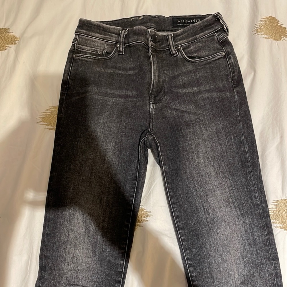 Allsaints black skinny jeans